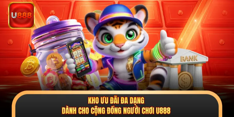 Kho ưu đãi đa dạng dành cho cộng đồng người chơi U888